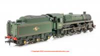 32-511 Bachmann BR Standard Class 5MT Steam Locomotive number 73051 in BR Lined Green livery with Late Crest and weathered finish - Era 5.